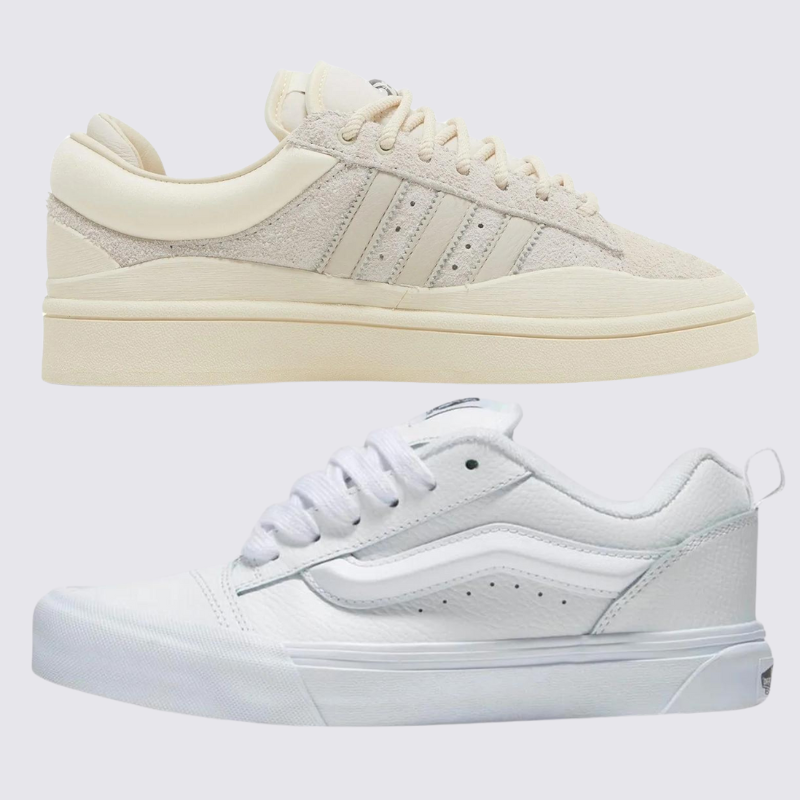 ADDS Bad Bunny Beige und VNS KNU Weiß (1 GRATIS)