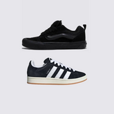 Adidas VNS Knu All Black und Adidas Campus 00s Schwarz (1 GRÁTIS).