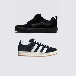 Adidas VNS Knu All Black und Adidas Campus 00s Schwarz (1 GRÁTIS).