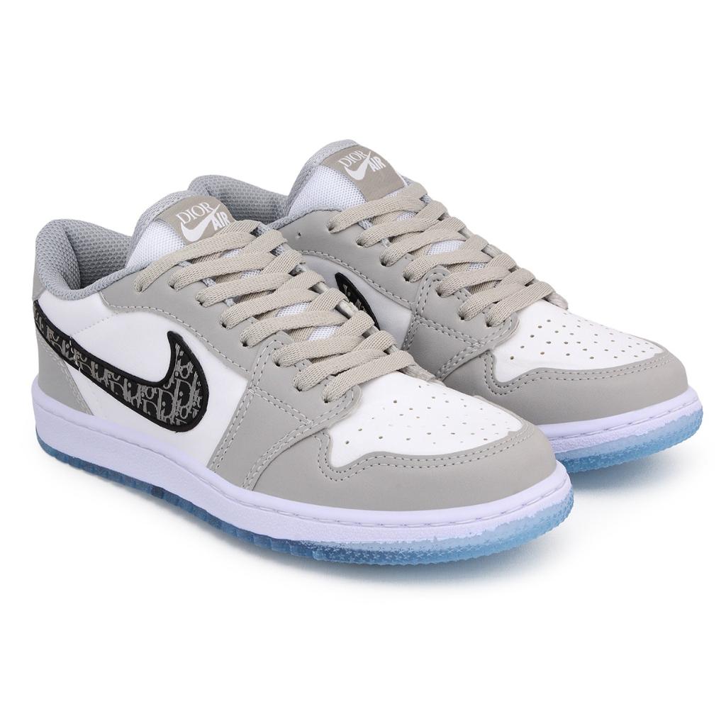 Jordan 1 Dior Low| Branco Cinza